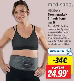 Lidl MEDISANA Bauchmuskel Stimulationsgerät Angebot