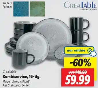 Lidl CreaTable Kombiservice, 16-tlg. Angebot