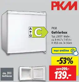 Lidl PKM Gefrierbox Angebot