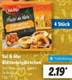 Lidl Sol & Mar Blätterteigtörtchen Angebot