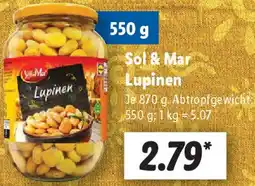 Lidl Sol & Mar Lupinen Angebot