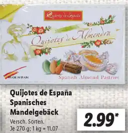 Lidl Quijotes de España Spanisches Mandelgebäck Angebot