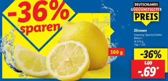 Lidl Zitronen Angebot