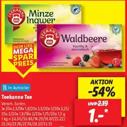 Lidl Teekanne Tee Angebot