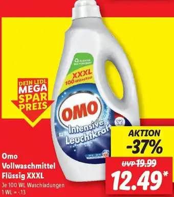 Lidl Omo Vollwaschmittel Flüssig XXXL Angebot