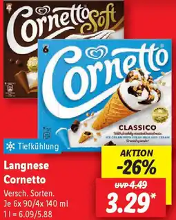 Lidl Langnese Cornetto Angebot