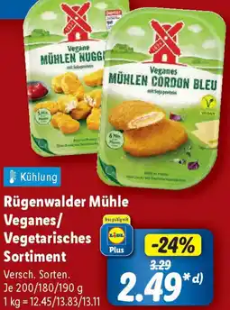 Lidl Rügenwalder Mühle Veganes/ Vegetarisches Sortiment Angebot