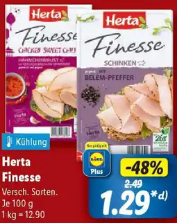 Lidl Herta Finesse Angebot