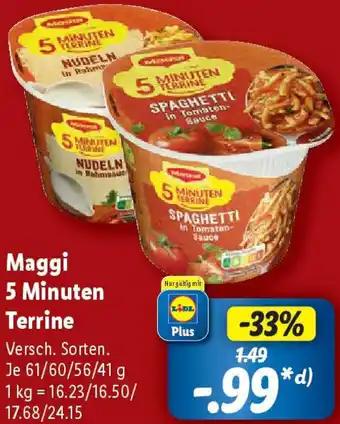 Lidl Maggi 5 Minuten Terrine Angebot