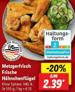 Lidl Metzgerfrisch Frische Hähnchenflügel Angebot