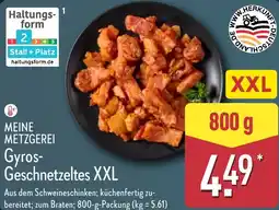 Aldi Nord MEINE METZGEREI Gyros Geschnetzeltes XXL Angebot