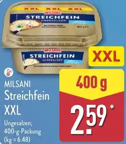 Aldi Nord MILSANI Streichfein XXL Angebot