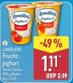 Aldi Nord LANDLIEBE Fruchtjoghurt Angebot