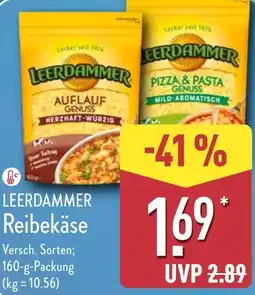 Aldi Nord LEERDAMMER Reibekäse Angebot