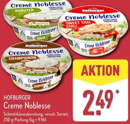 Aldi Nord HOFBURGER Creme Noblesse Angebot