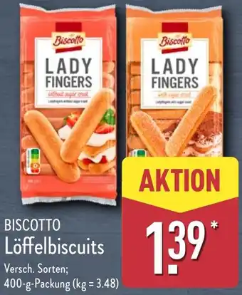 Aldi Nord BISCOTTO Löffelbiscuits Angebot