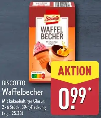 Aldi Nord BISCOTTO Waffelbecher Angebot