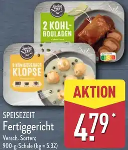 Aldi Nord Speisezeit Fertiggericht Angebot