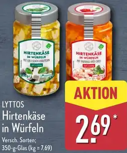 Aldi Nord LYTTOS Hirtenkäse in Würfeln Angebot