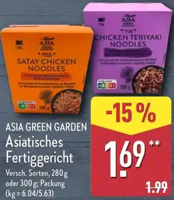 Aldi Nord ASIA GREEN GARDEN Asiatisches Fertiggericht Angebot