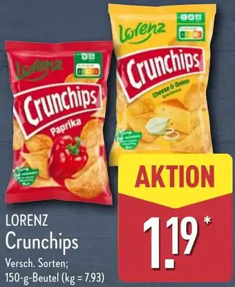 Aldi Nord LORENZ Crunchips Angebot