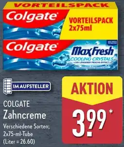 Aldi Nord COLGATE Zahncreme Angebot