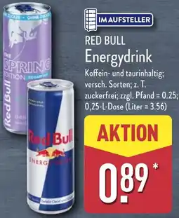 Aldi Nord RED BULL Energydrink Angebot