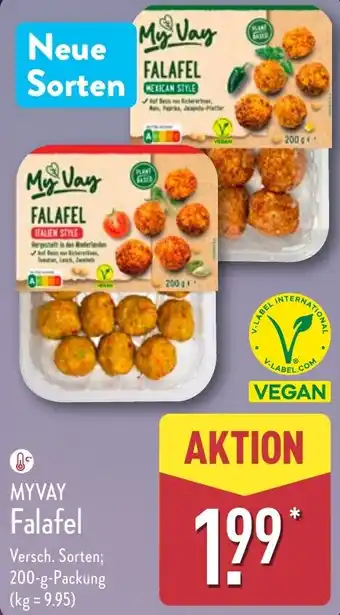 Aldi Nord MYVAY Falafel Angebot