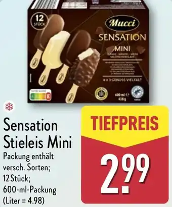 Aldi Nord Mucci Sensation Stieleis Mini Angebot