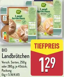 Aldi Nord BIO Landbrötchen Angebot