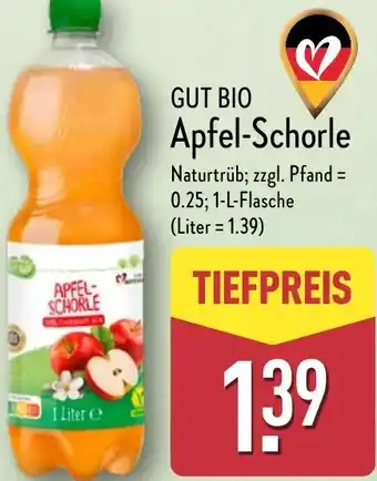 Aldi Nord GUT BIO Apfel-Schorle Angebot