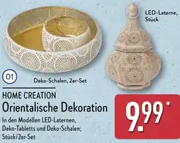 Aldi Nord HOME CREATION Orientalische Dekoration Angebot