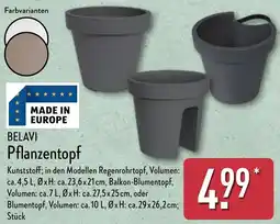 Aldi Nord BELAVI Pflanzentopf Angebot