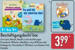 Aldi Nord Beschäftigungsbuch/-box Angebot