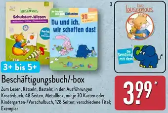 Aldi Nord Beschäftigungsbuch/-box Angebot