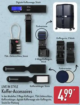 Aldi Nord LIVE IN STYLE Koffer-Accessoires Angebot