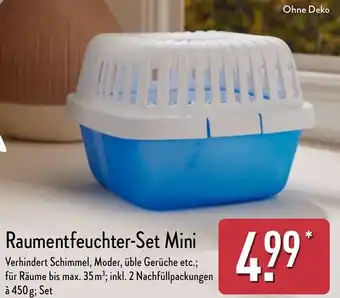 Aldi Nord Raumentfeuchter-Set Mini Angebot