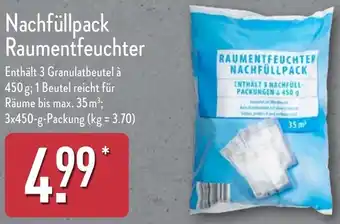 Aldi Nord Nachfüllpack Raumentfeuchter Angebot