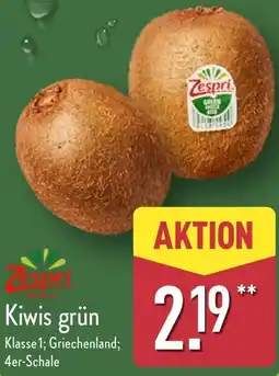 Aldi Nord Zespri Kiwis grün Angebot