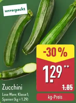 Aldi Nord Zucchini Angebot