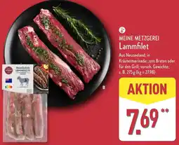 Aldi Nord MEINE METZGEREI Lammfilet Angebot