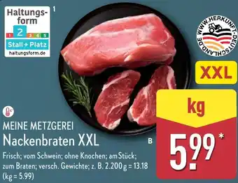 Aldi Nord MEINE METZGEREI Nackenbraten XXL Angebot