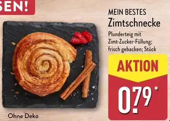 Aldi Nord MEIN BESTES Zimtschnecke Angebot