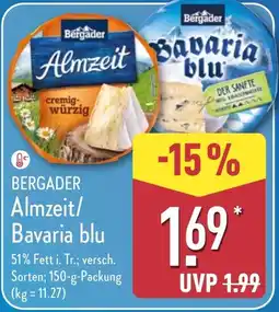 Aldi Nord BERGADER Almzeit/ Bavaria blu Angebot