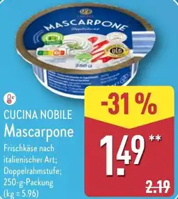 Aldi Nord CUCINA NOBILE Mascarpone Angebot