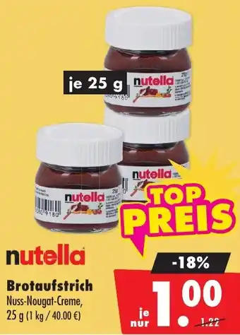 Mäc Geiz Nutella Brotaufstrich Angebot