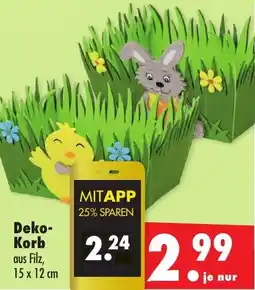 Mäc Geiz Deko Korb Angebot