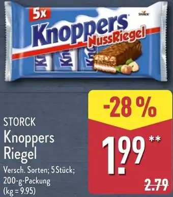 Aldi Nord STORCK Knoppers Riegel Angebot