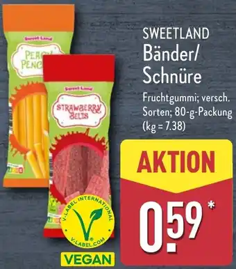 Aldi Nord SWEETLAND Bänder/ Schnüre Angebot