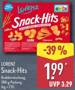 Aldi Nord LORENZ Snack-Hits Angebot